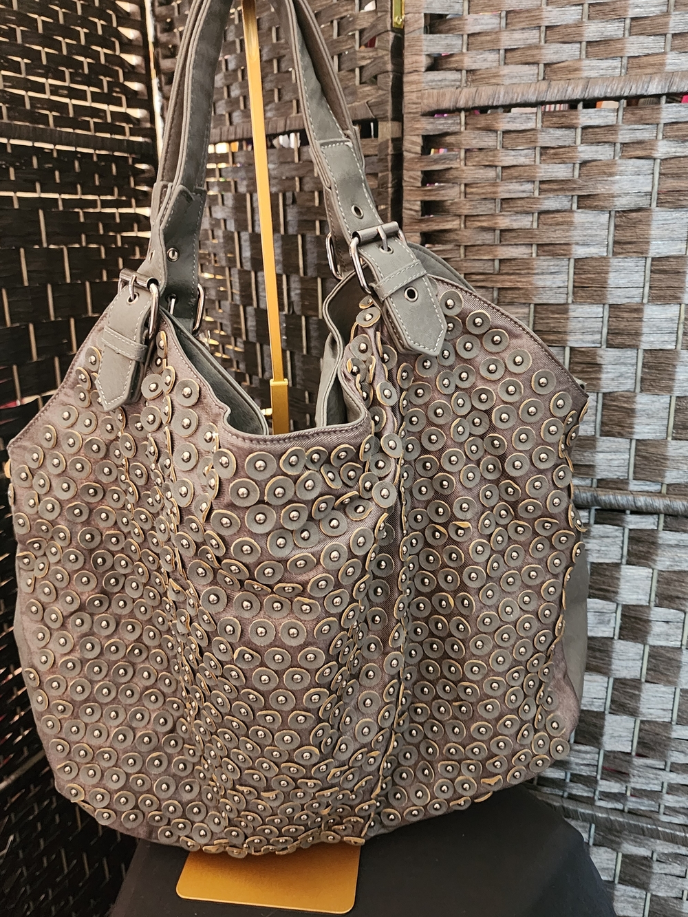 Nicole Lee Grey  Shoulder Bag